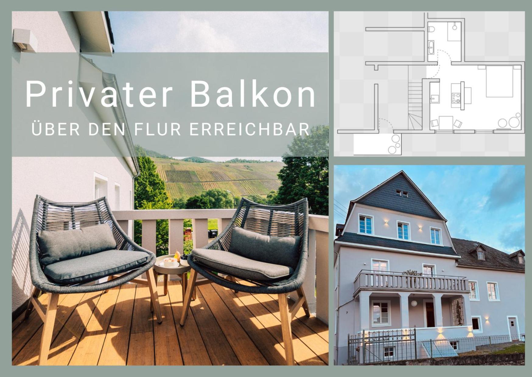 Gut Foersterlay - Exklusive Boutique Apartments Im Historischen Winzerhaus Direkt An Der Mosel Lösnich Екстериор снимка